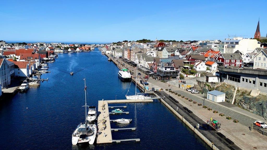 Haugesund - Blick über den Smedasundet