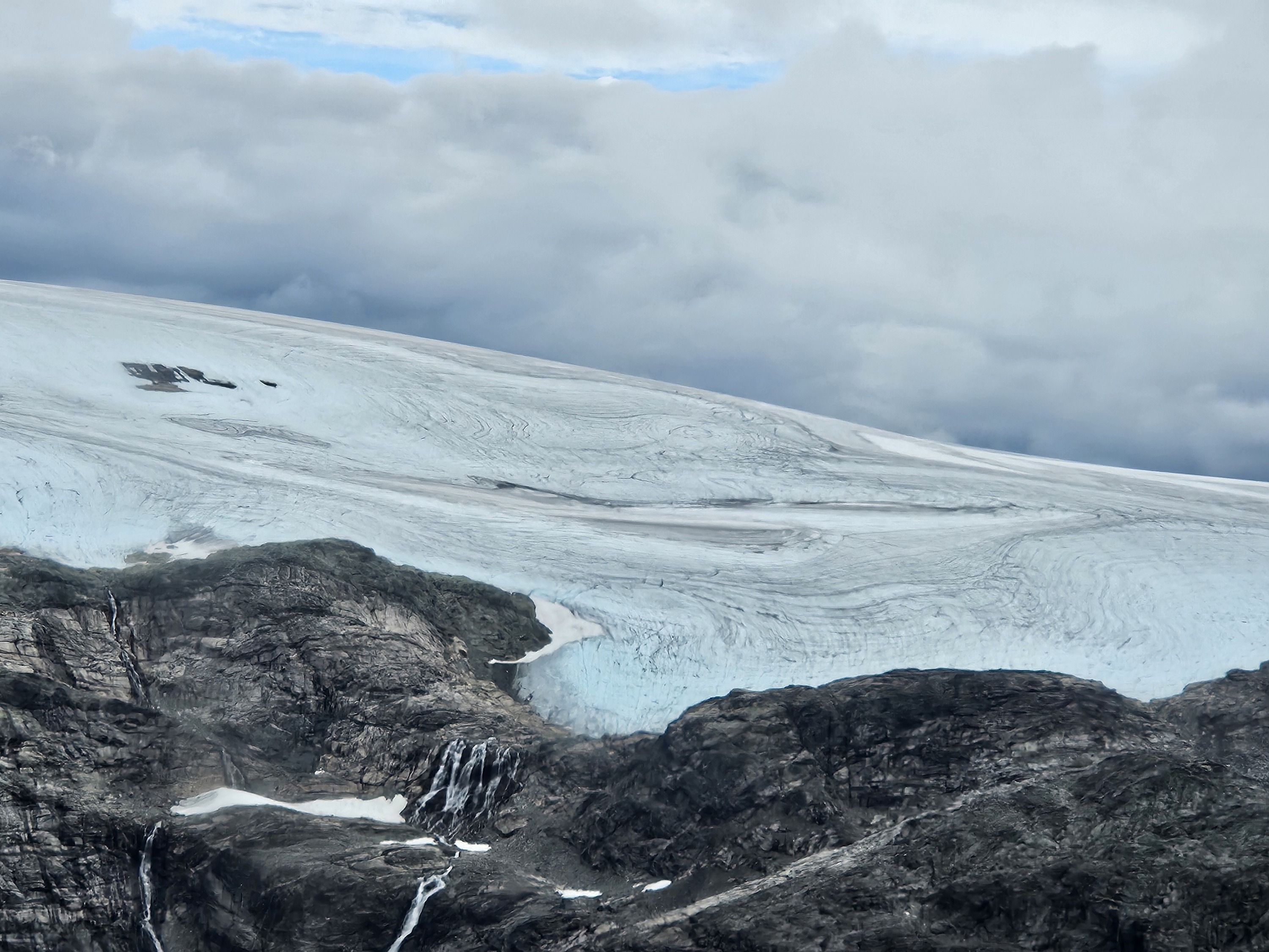 Eidfjord Gletscher von oben