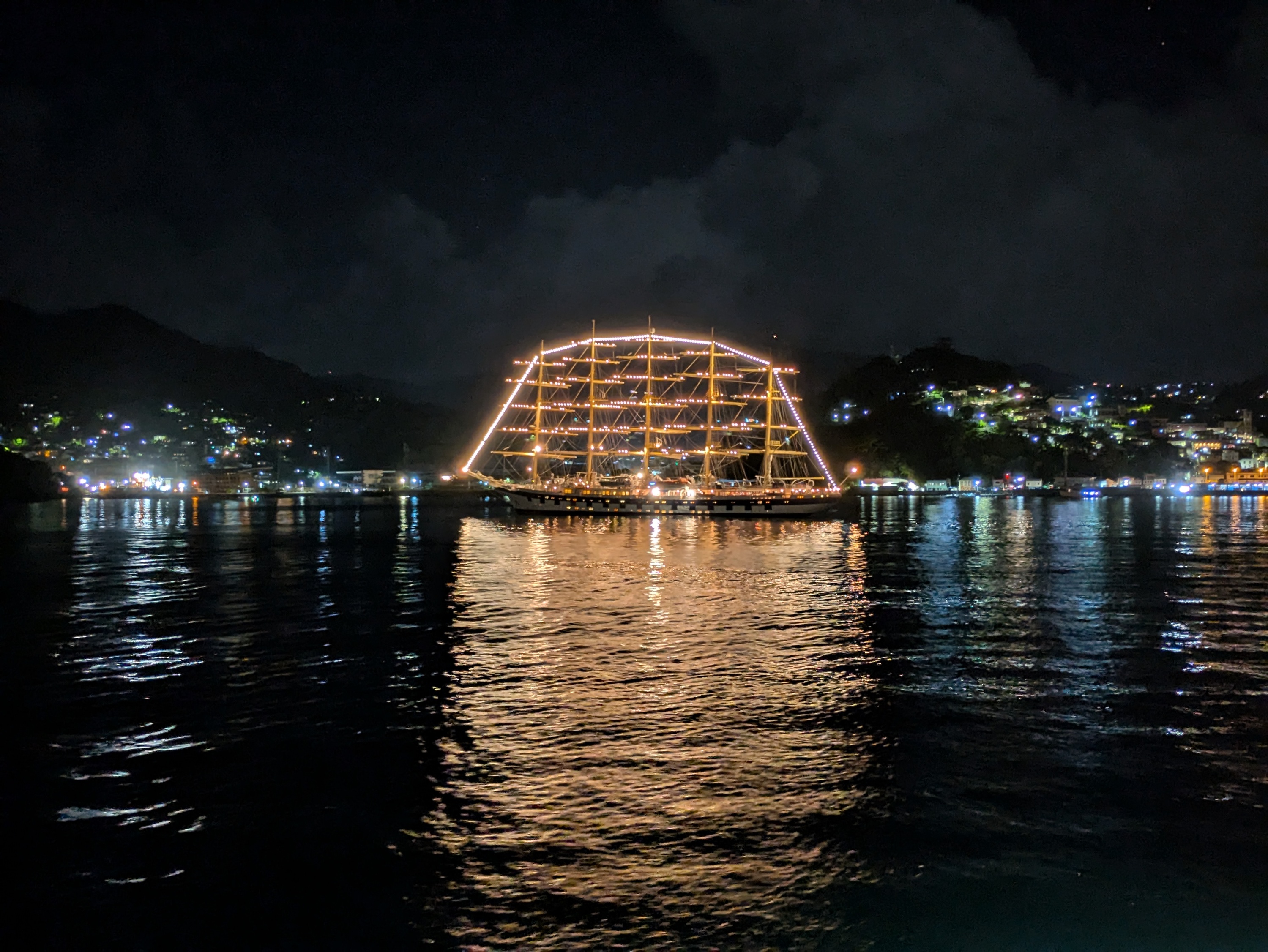 Auslaufen aus St.George's/Grenada