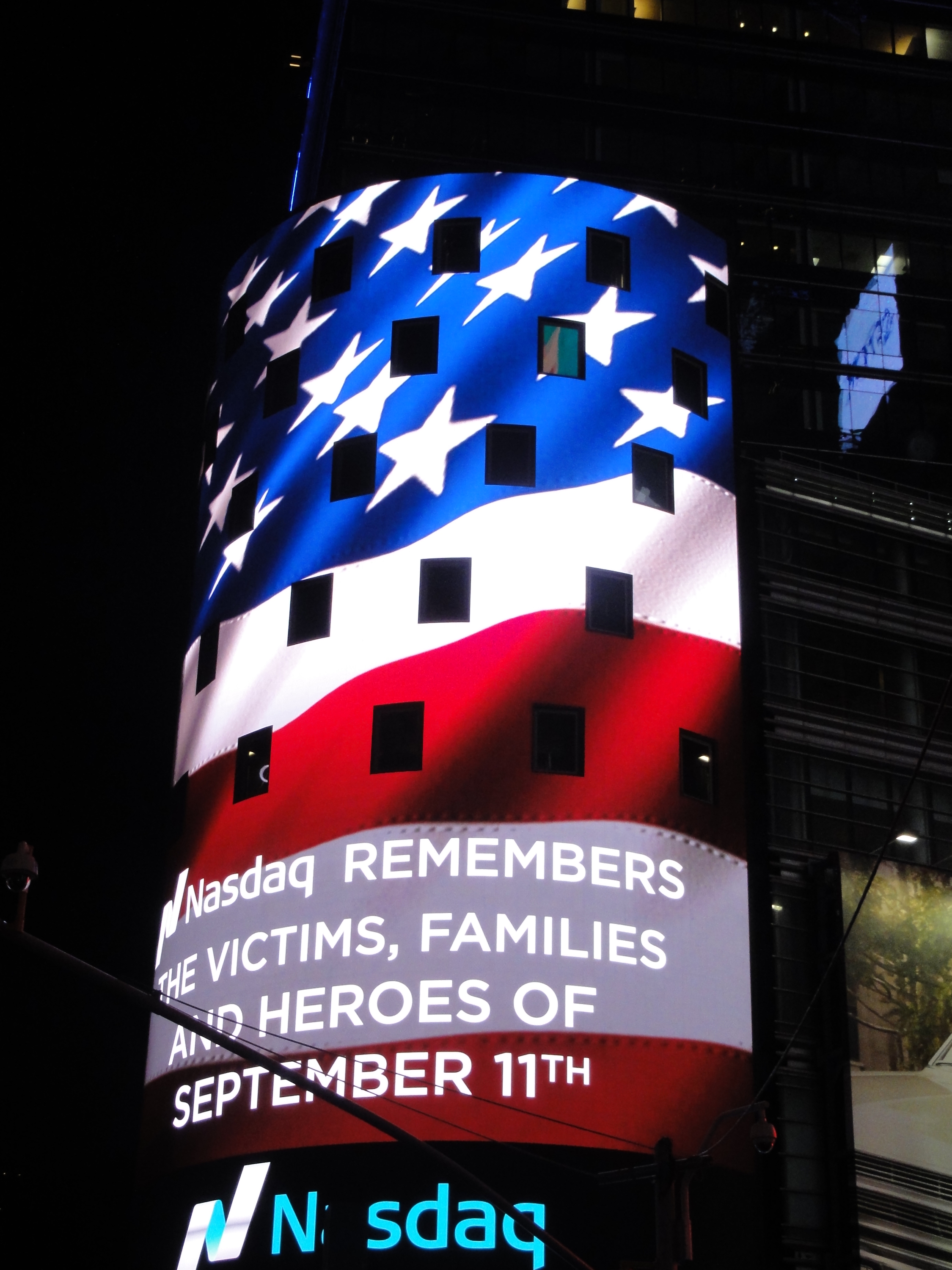 Nachts auf dem Times Square