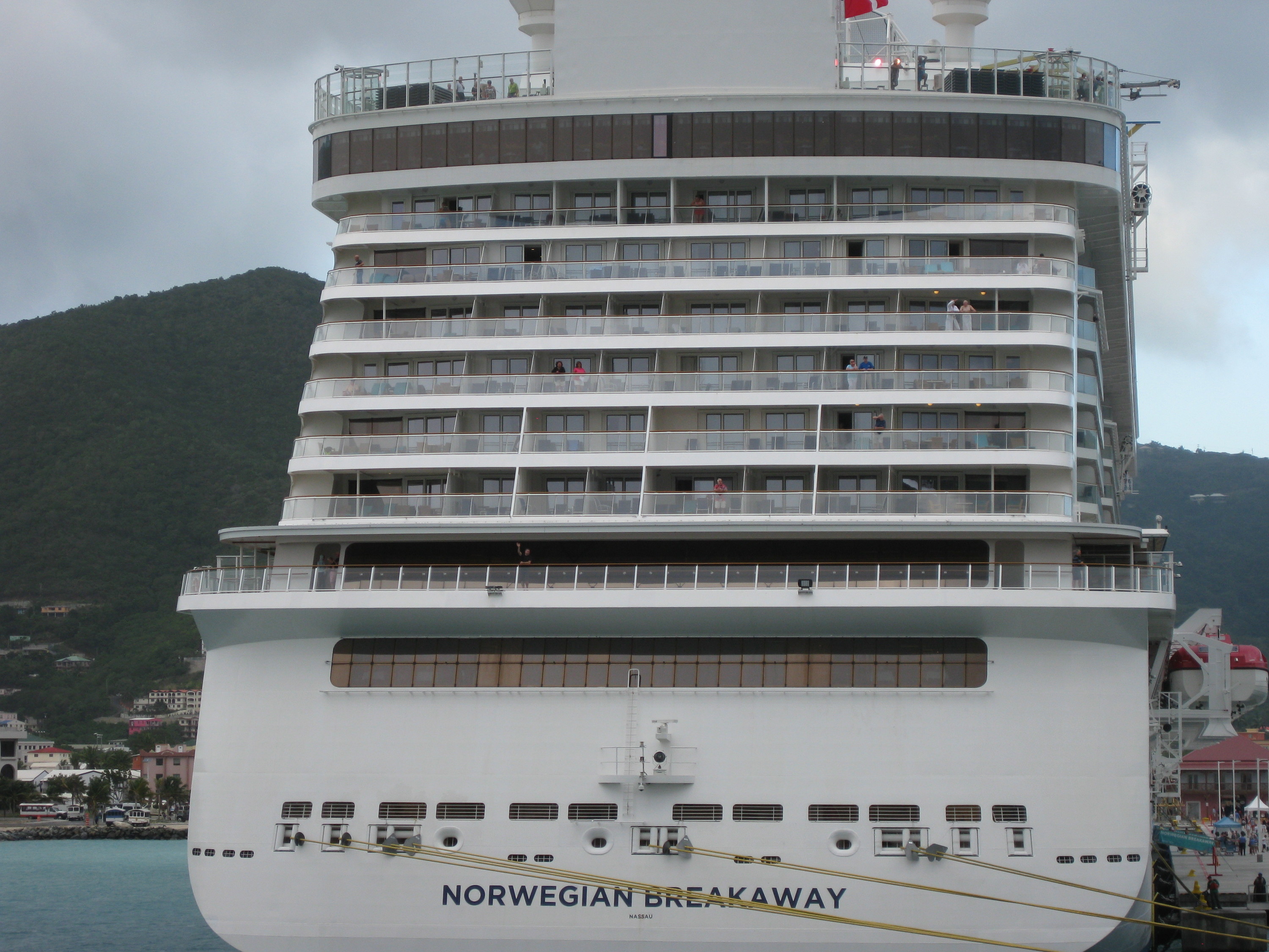 Norwegian Breakaway in Tortola