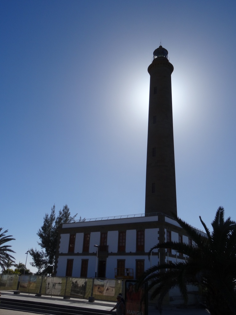 Der Faro von Maspalomas wird einmal selbst "beleuchtet", 21.12.2018