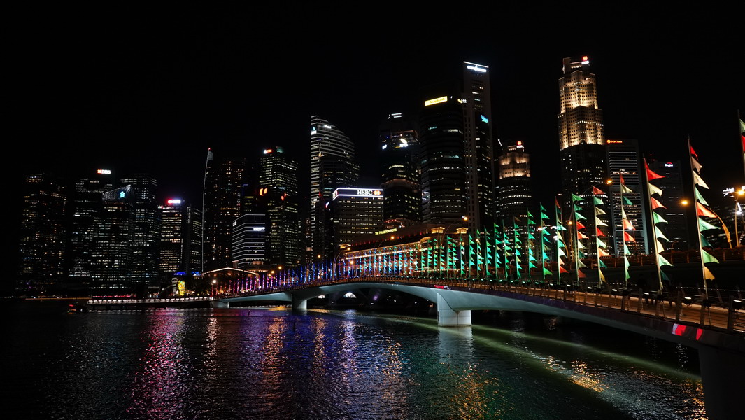 "i light singapur" hieß das Licht-Spektakel 18.02.19