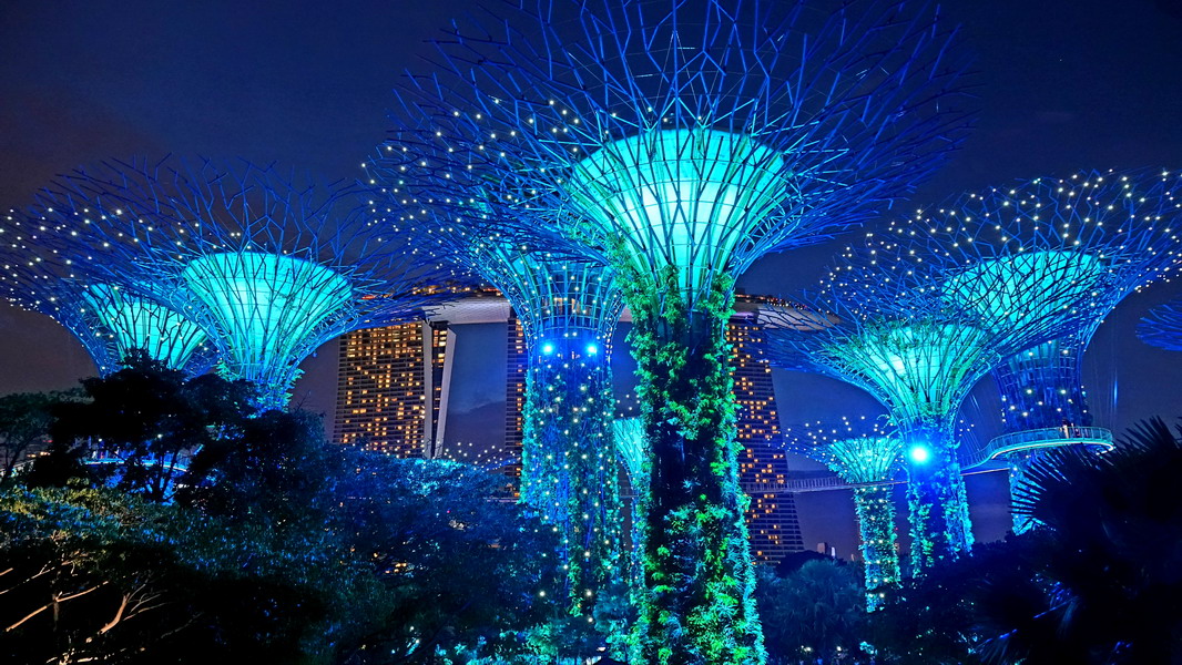 Gardens by the Bay, Singapur.