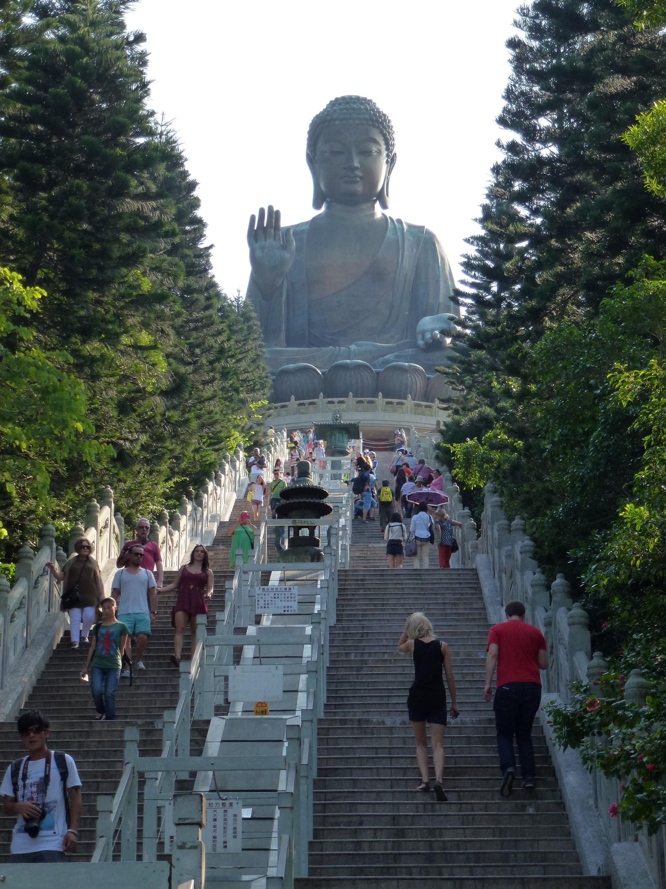 Auf dem Weg zum Big Buddha auf Lantau