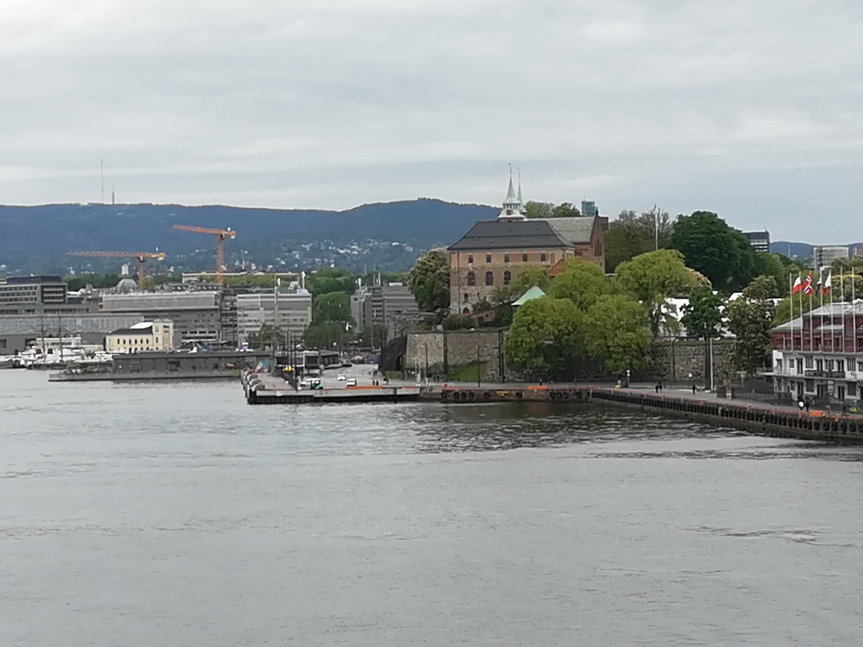 Festung im Hafen von Oslo