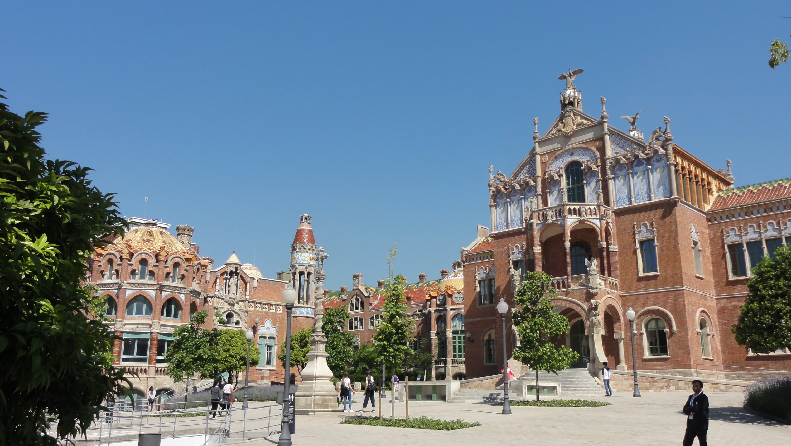 Barcelona. Hospital de la Santa Creu i Sant Pau