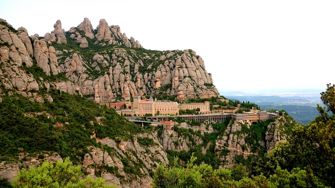 Das Kloster Montserrat (Provinz Barcelona)