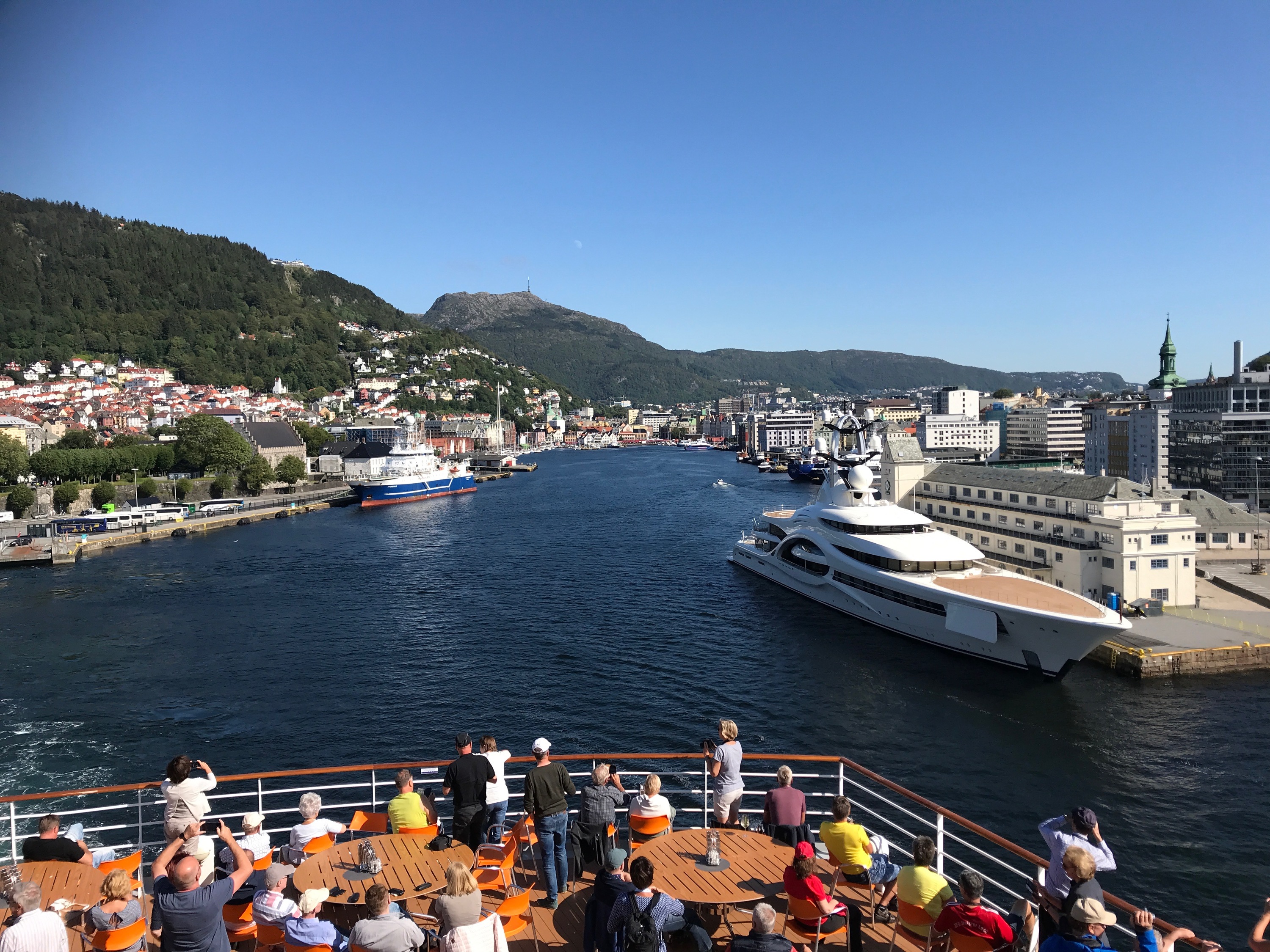 Abschied von Bergen bei schönstem Wetter🌞