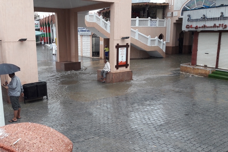 Starkregen in Muscat, gibt's denn sowas?