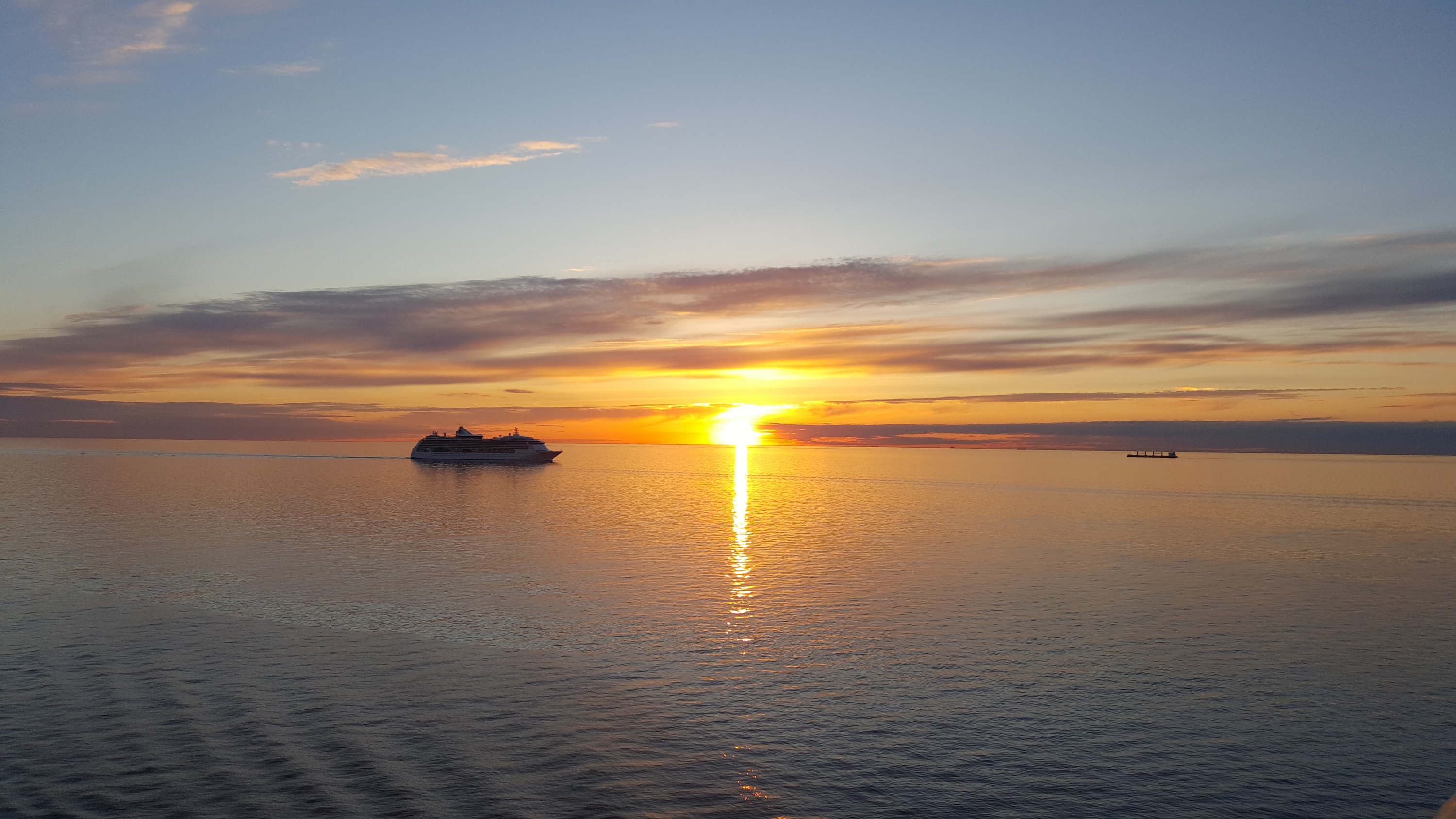 Mit Aida Bella auf dem Weg nach St. Petersburg im Juni 2018