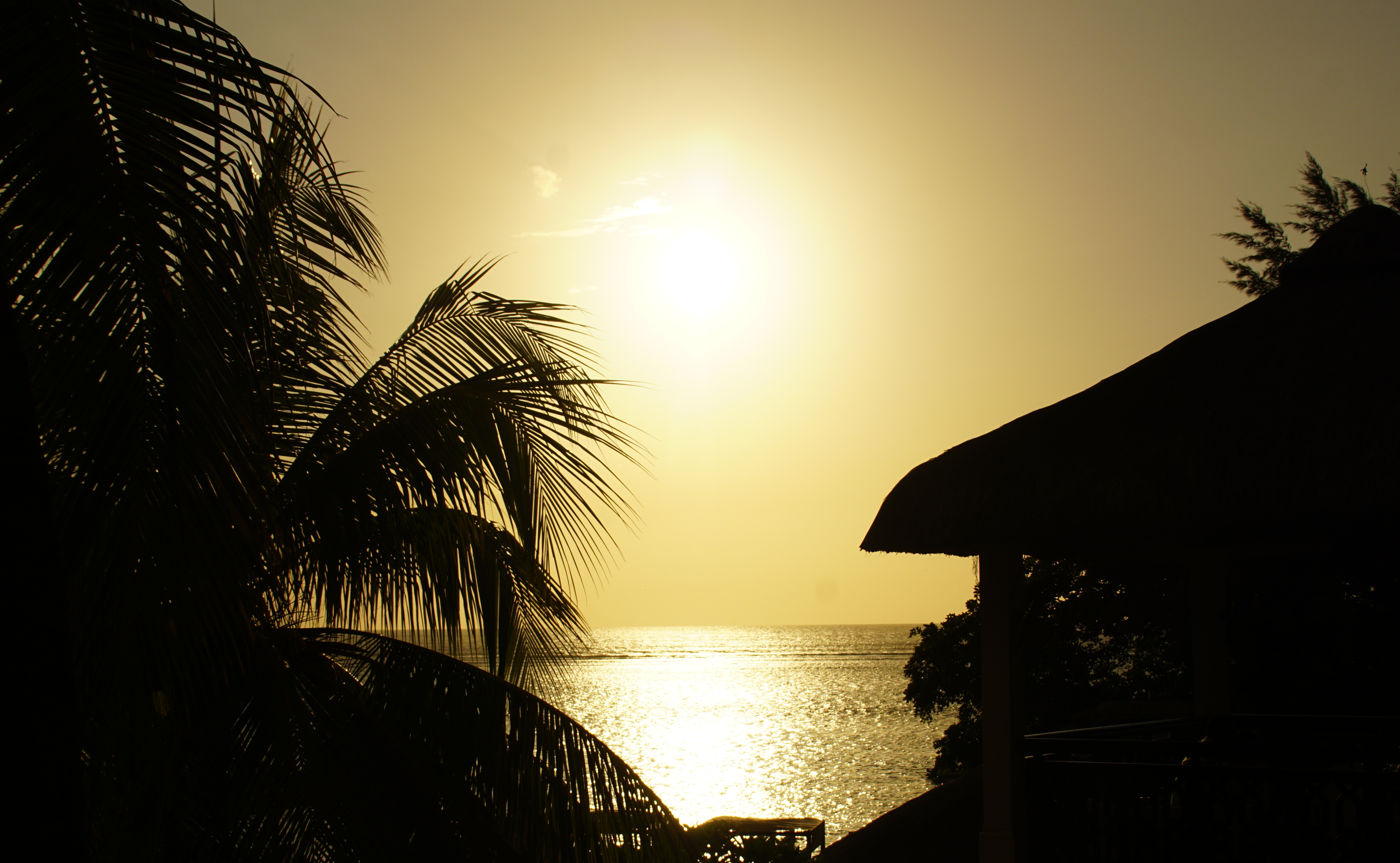 Sonnenuntergang, Flic en Flac, Mauritius