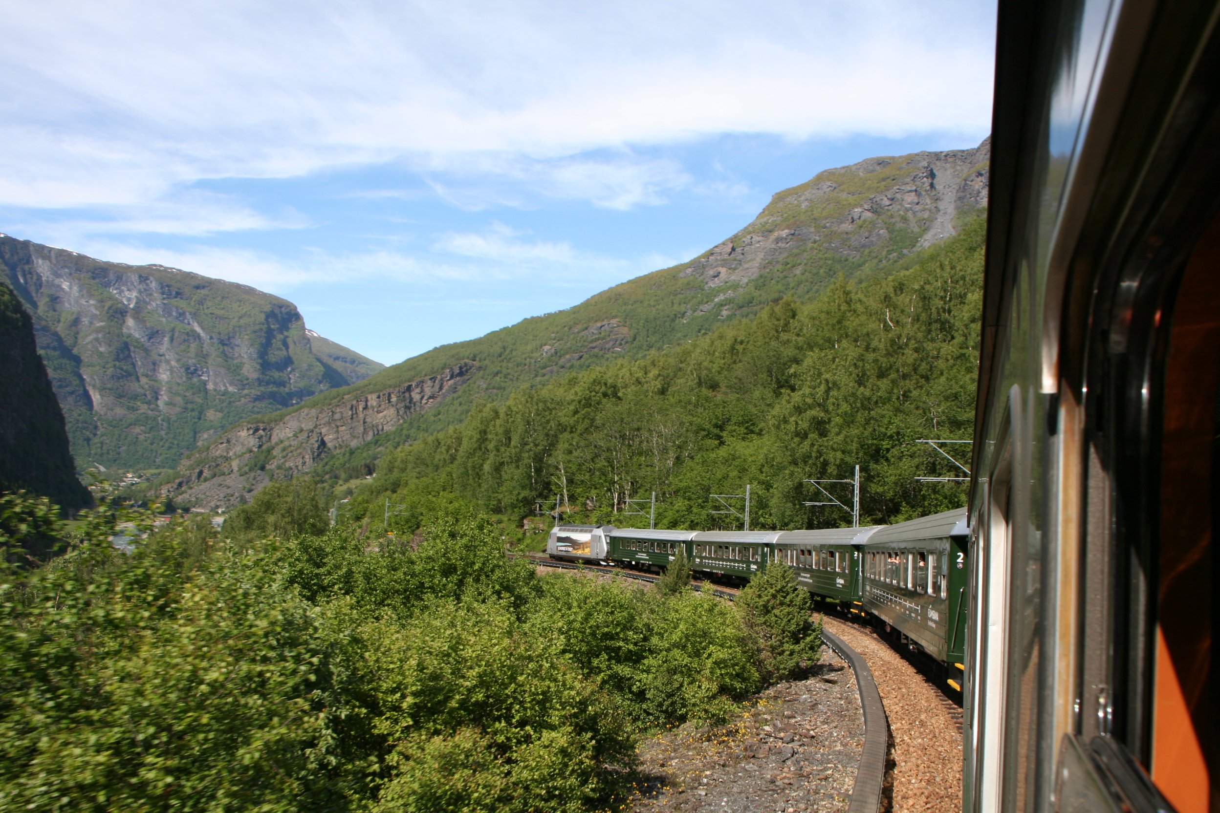 Fahrt mit der Flam-Bahn, ein Muss.