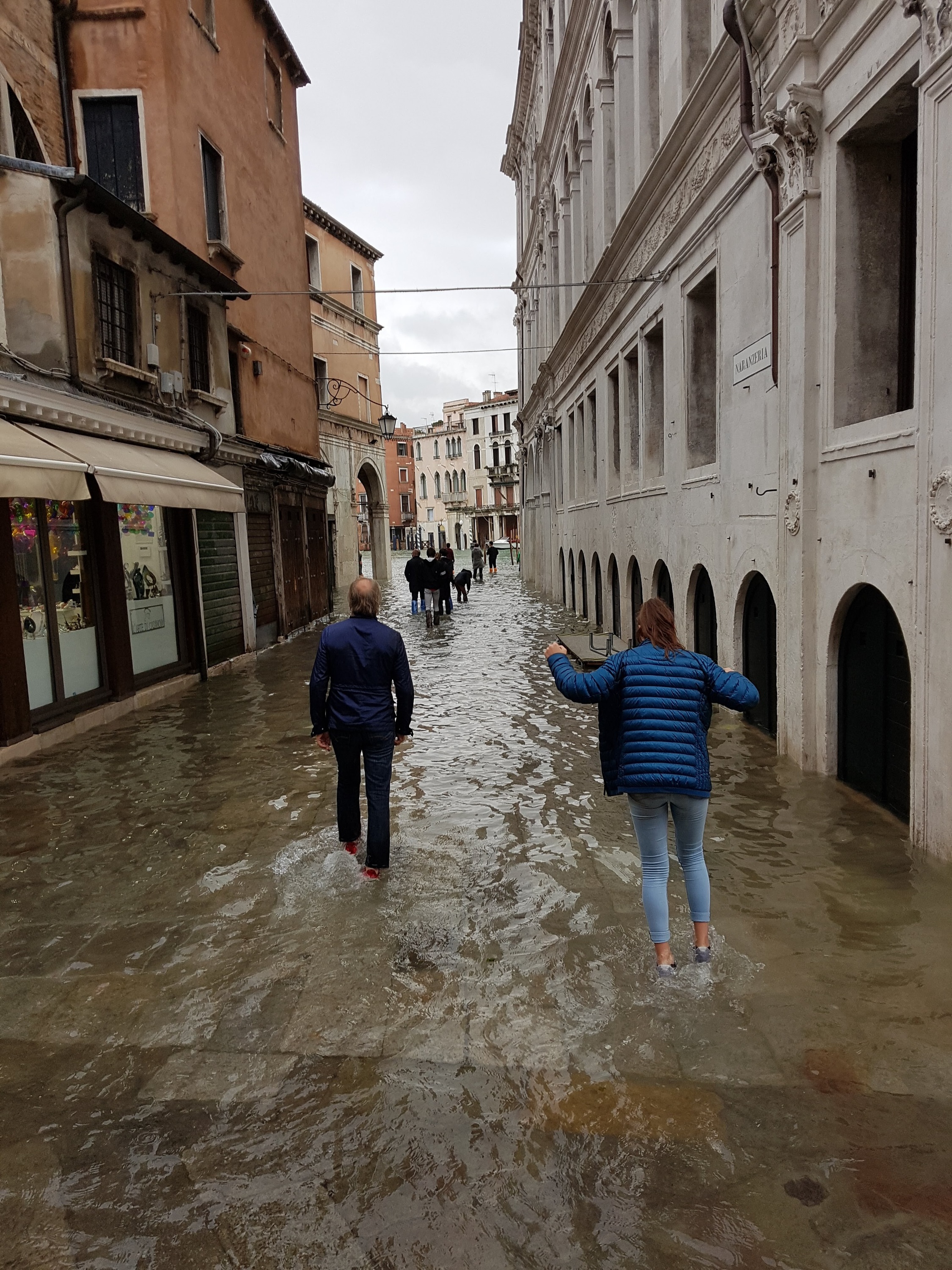 Venedig mal wieder unter Wasser