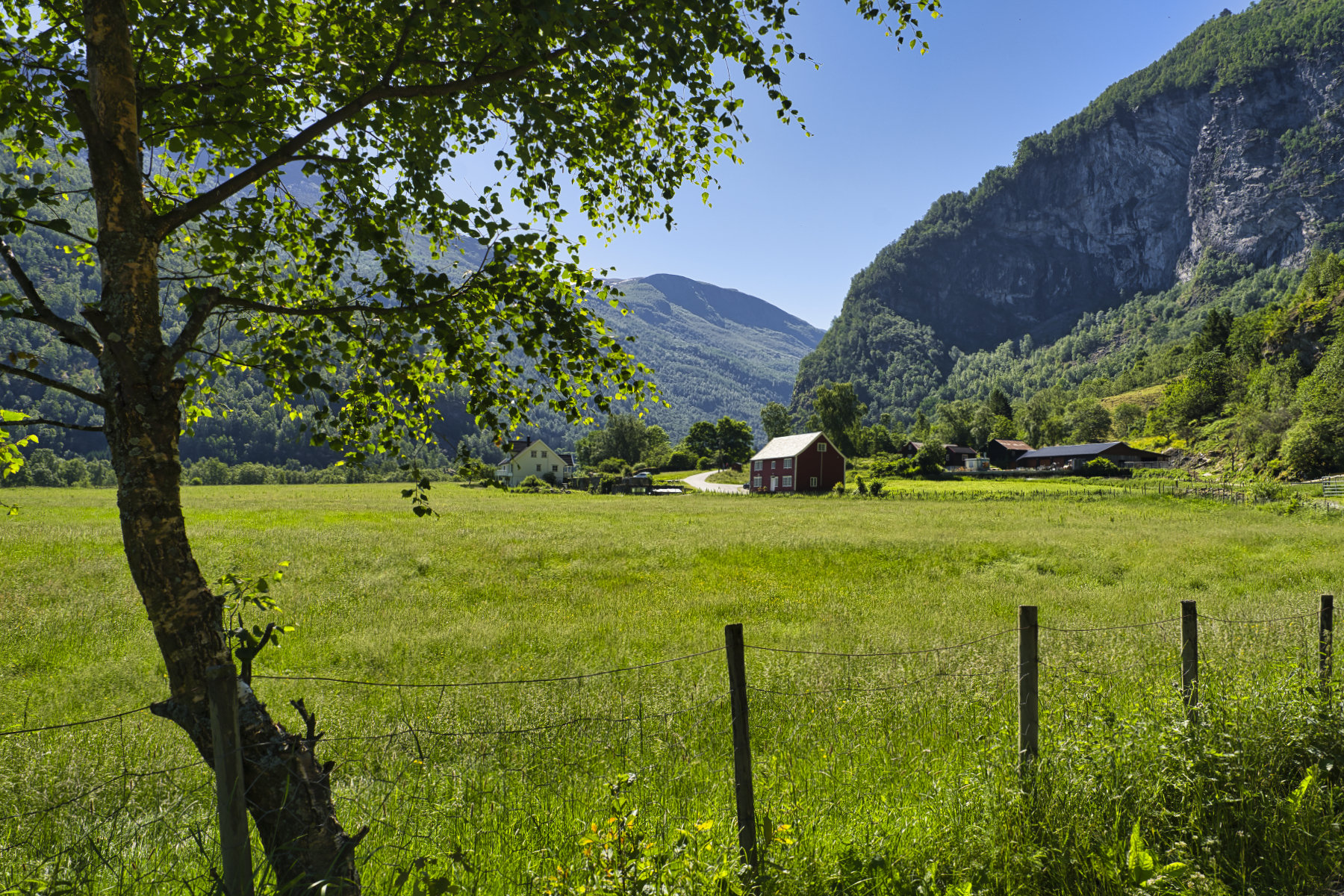 Wanderung im Flåmsdalen