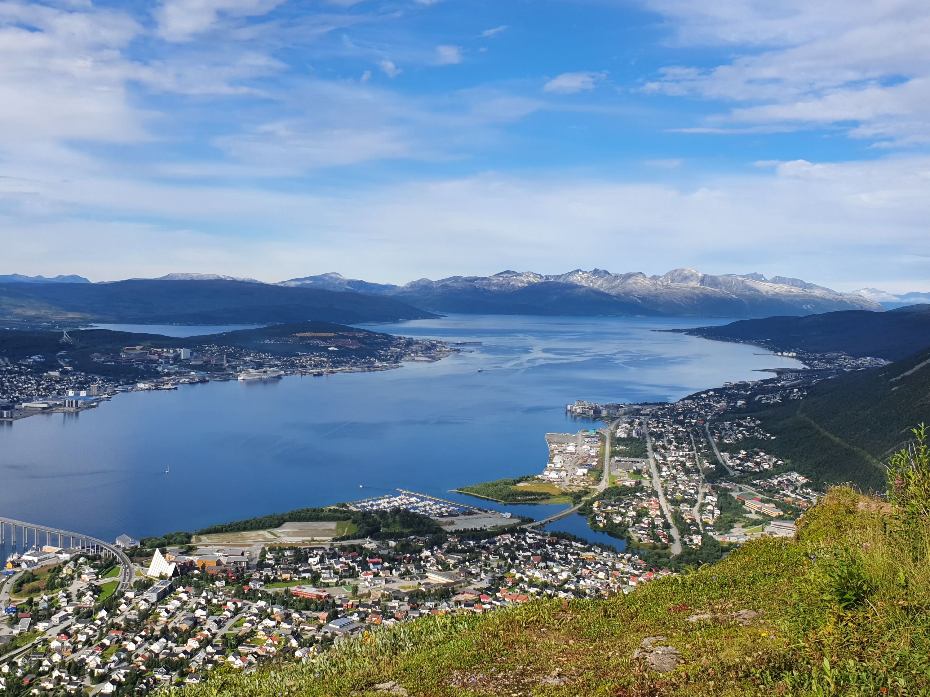 Blick vom Storsteinen auf die Bella