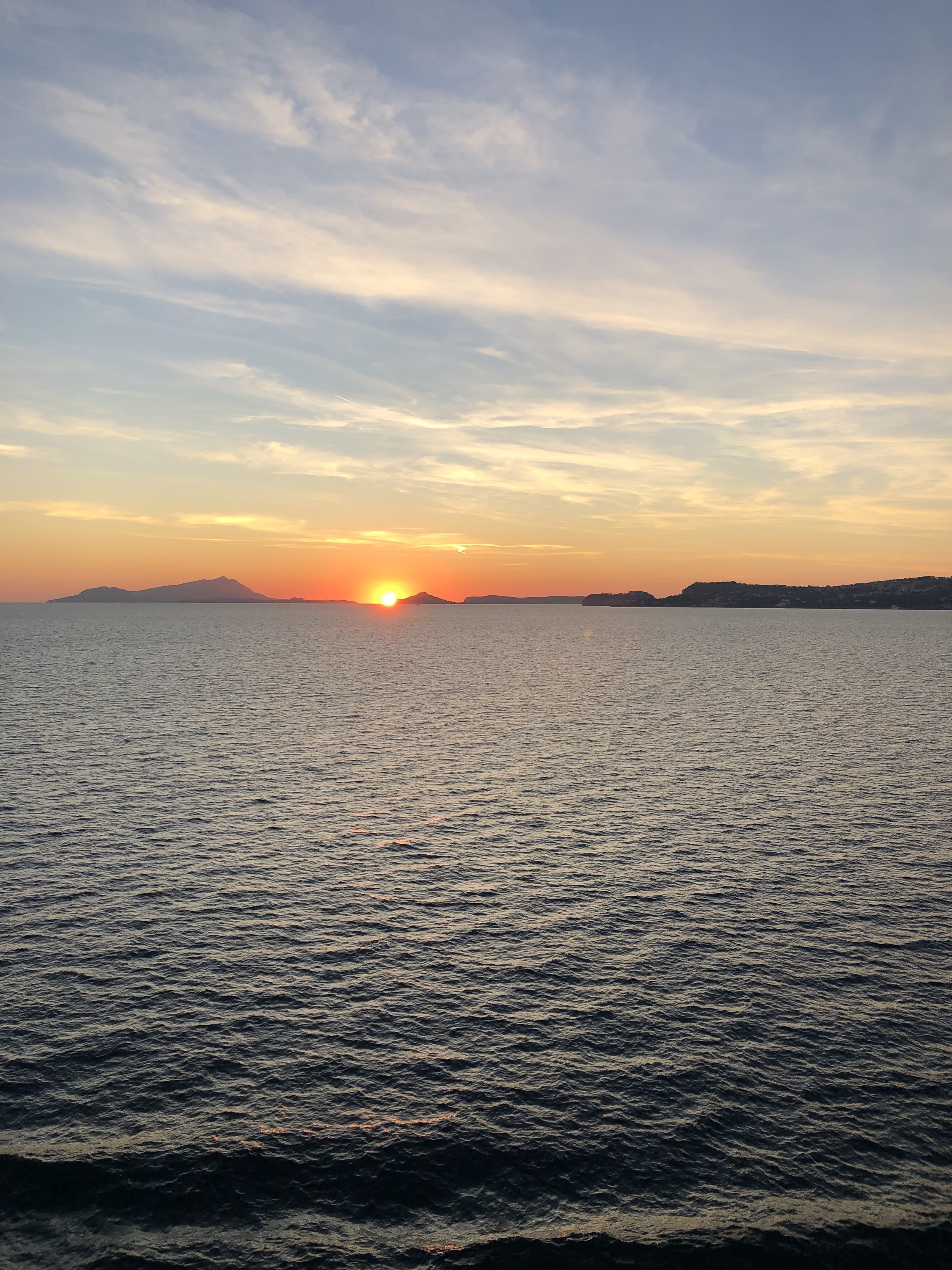 Sonnenuntergang vor Ischia