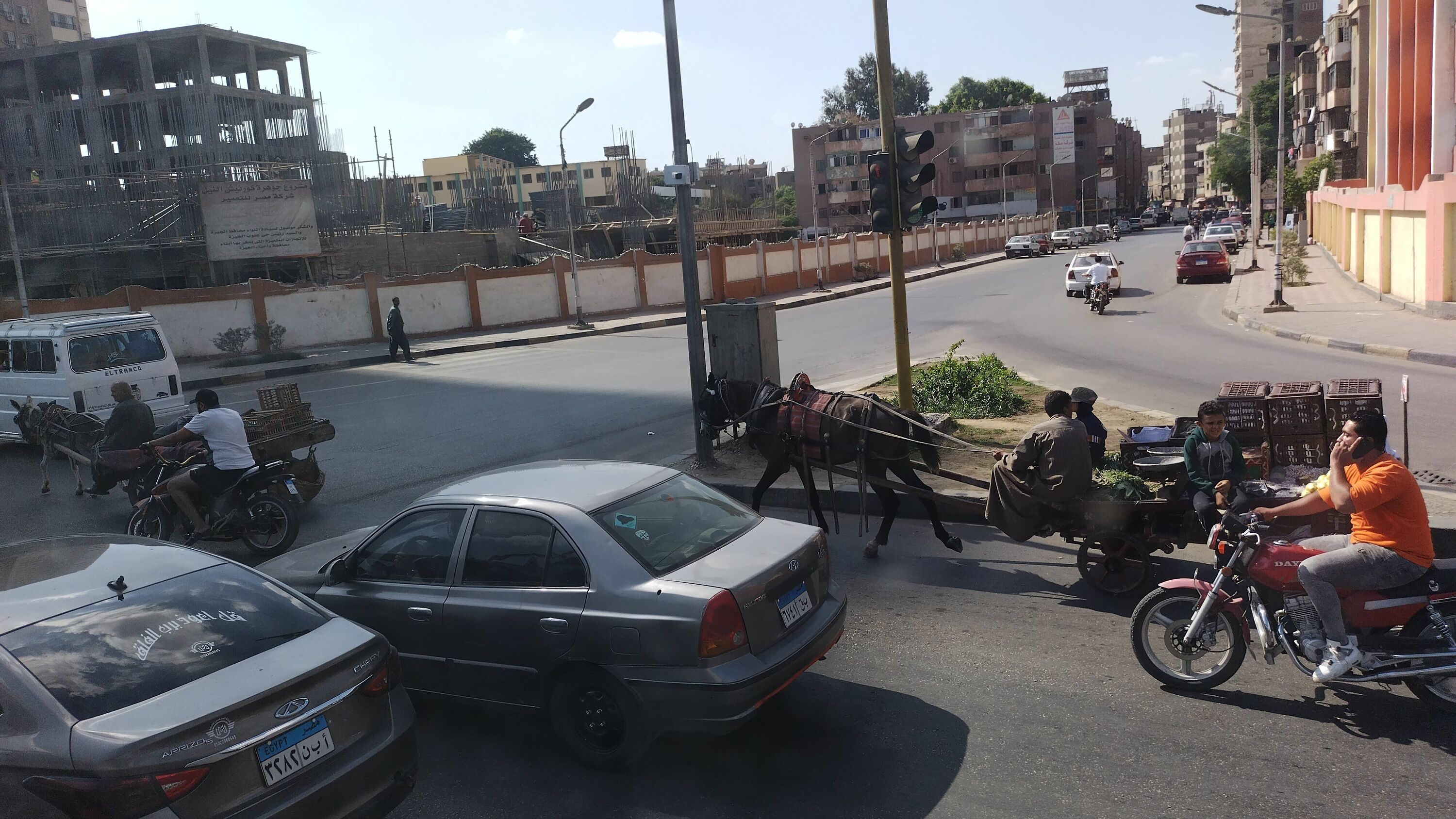 Alltag Verkehr in Kairo, Ägypten