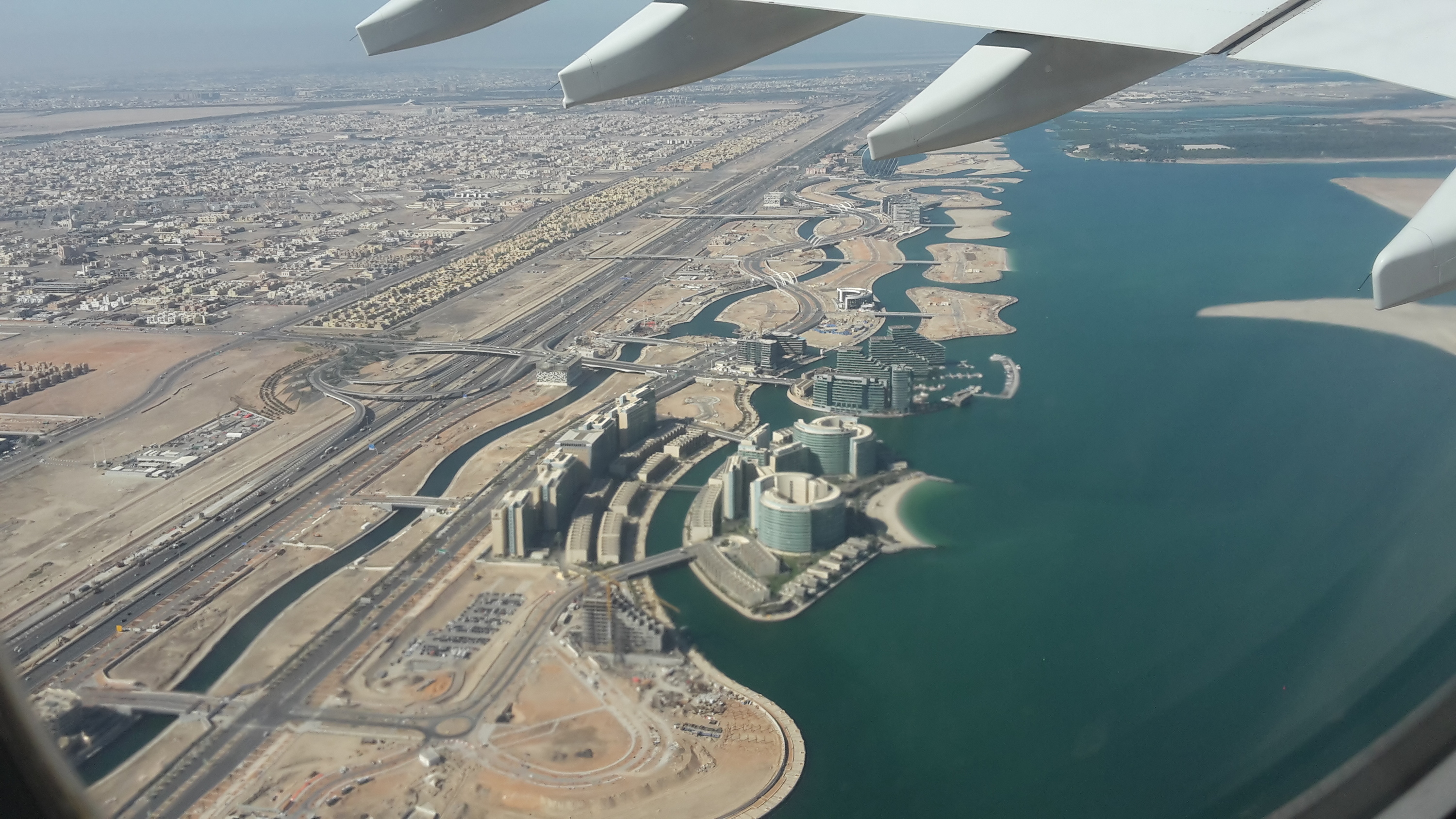 Es geht nach Hause von Abu Dhabi