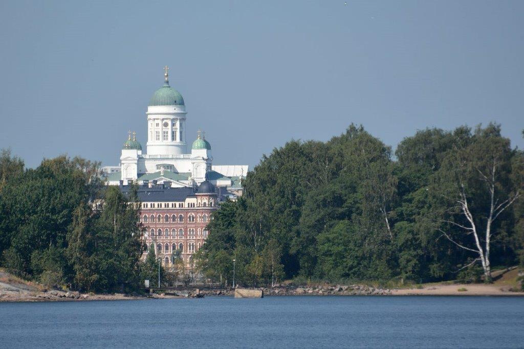 Helsinki mit Dom und Botschaft von Litauen