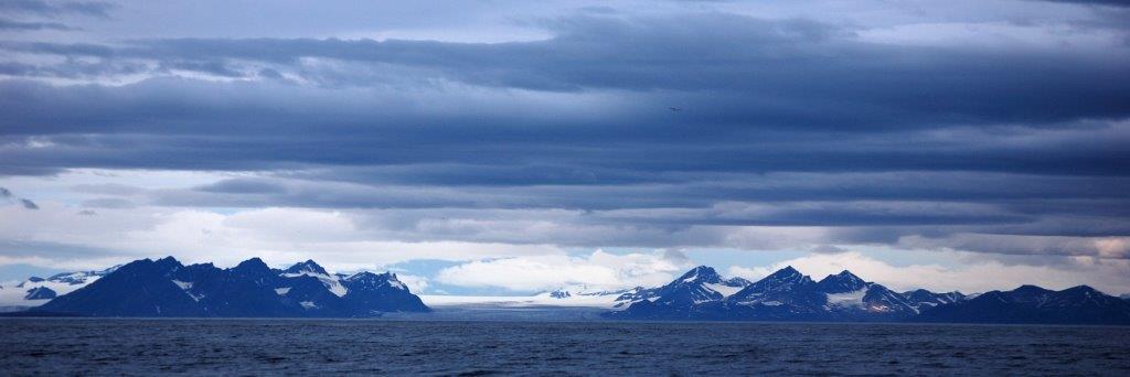 Fahrt durch den Isfjord/Spitzbergen