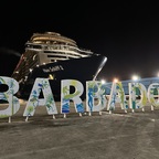 Barbados im Hafen bei Nacht