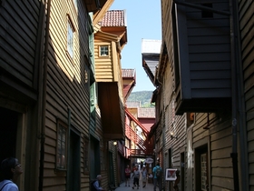 Das alte Bryggen, so hieß Bergen zur Zeit der Hanse