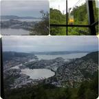 Bergen - Seilbahn auf den Berg Ulriken