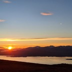 Sonnenuntergang über Tromsö