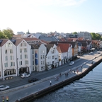 Stavangers Häuser, direkt am Hafen