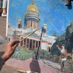 St. Petersburg 06.2014, ................ein Bild wie gemalt.