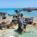 Bermudas/Einsamer Strand bei Hamilton